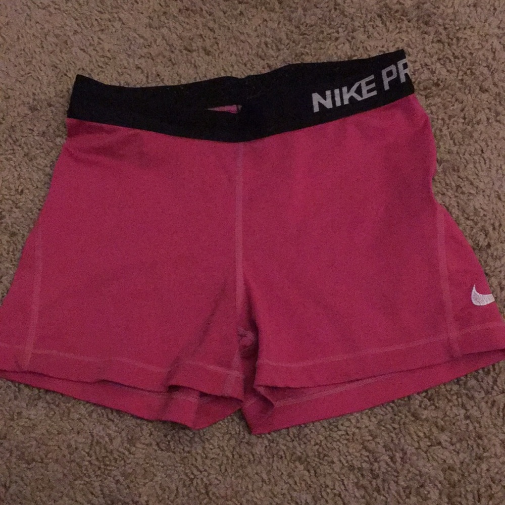 pink nike pros